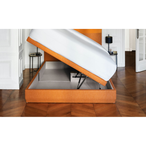 Lit coffre ouverture latérale Treca