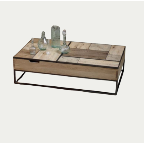 Table basse relevable Patchwork