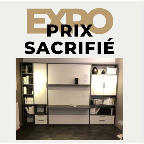 Armoire lit Casanova Desk - Exposition - Destockage